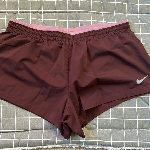 Medium Maroon Nine Dri Fit Shorts - Picture 1 of 3